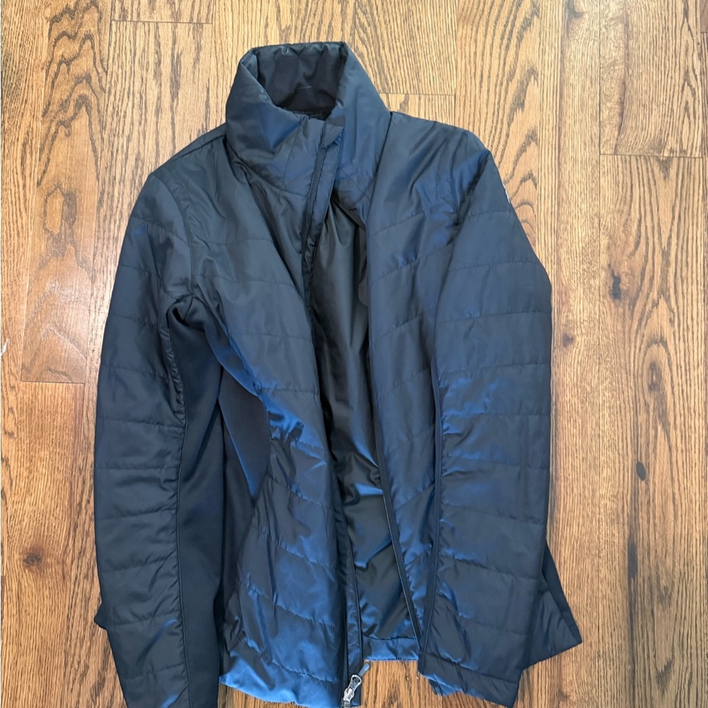 Black Quilted Puffer Jacket Spyder